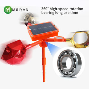 Reflecterende Draaiende Vogel Afschrikkende Door Wind Aangedreven Aluminium Vogelafstotende Afschrikmiddelen Buitenshuis - Product Image 4