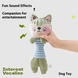 Gran oferta, juguete divertido para morder perros, dientes molares resistentes a mordeduras, juguete interactivo de cuerda de algodón antiperforación - Product Image 3