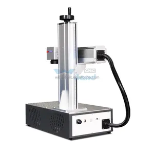 Mini Portable Fiber Laser Marking Engraving Machine 20w Logo Printing Machine Manufacture For Metal Steel