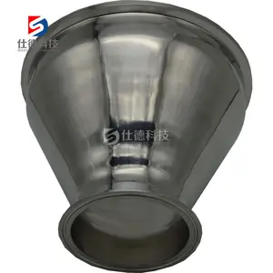 Good Performance Sanitary Matt Finished Stainless Steel Pipe Fitting Concentric Reducer For Alcohol Distlilation Equipment