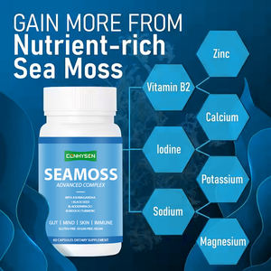 OEM ODM integratori di muschio di mare avanzate Ashwagandha capsule radice di <span class=keywords><strong>Burdock</strong></span> olio di semi neri muschio di mare Spirulina adulti donne in gravidanza - Product Image 4