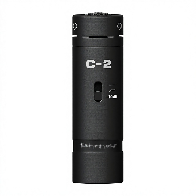 Behringer C-2 Dark Edition Matched Pair Small-Diaphragm Condenser Microphones Cardioid 20Hz20kHz Stereo Recording 60dB