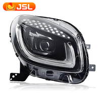 JSL Adapté aux Mercedes-Benz Smart 15-20, phare de haute qualité W451 W453 2014-2020, phare à diode électroluminescente, rétrofit