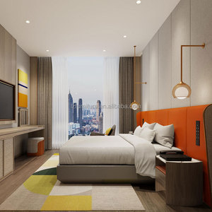 Muebles de Dormitorio Modernos de Alta Gama con Cama Doble para Apartamento y Hotel, Personalizables de Fábrica, en Venta - Product Image 5