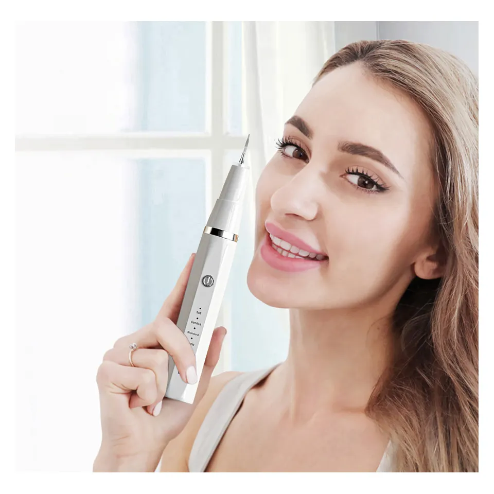 Venta al por mayor de blanqueamiento dental, limpiador dental ultrasónico eléctrico, limpiador de dientes, limpiador de sarro dental
