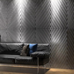 Processus d'ensachage de dalle de béton juste face béton de ciment dalle préfabriquée décoration de panneau de fond de mur - Product Image 1