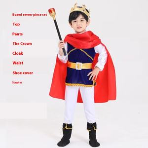 Costume de <span class=keywords><strong>prince</strong></span> pour enfants pour Halloween garçons Cosplay robe Costume mascarade <span class=keywords><strong>neige</strong></span> <span class=keywords><strong>blanche</strong></span> princesse Performance pour fête TV - Product Image 4