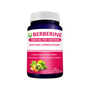 Cápsulas de extracto de berberina Hcl Natural de gran venta, 1000mg, aumenta la inmunidad, suplementos sanitarios, cápsulas de berberina - Product Image 1