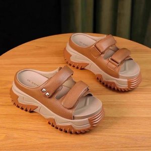 Sandales décontractées pour femmes, respirantes, nouveau style, à bout ouvert, vente en gros, semelles épaisses simples, amorti surélevé, embout en <span class=keywords><strong>acier</strong></span> - Product Image 4