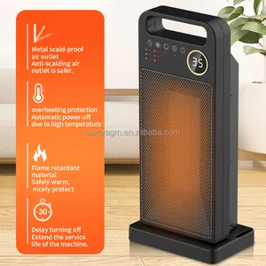 New Arrival Portable Mini Low-Noise Household 2000W Electric Fan Heater PTC Ceramic Heating Winter Instant Heater