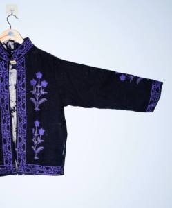 Chaqueta de Punto TNT con Estampado a Mano, Ecológica, Artesanal, de Algodón, para Otoño e Invierno, con Forro de Algodón, Regalo Único para Mujer - Product Image 2