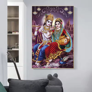 Éléphant indien dieu toile art peinture décoration murale impression salon décoration de la maison - Product Image 3