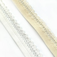 Bande élastique en dentelle à picots pour lingerie, bande extensible pour sous-vêtements