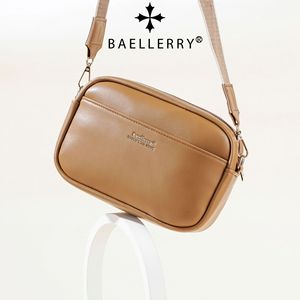 กระเป๋าสะพายข้างผู้หญิงแบรนด์ Baelerry สีดำ ปิดด้วยซิป ทรงสี่เหลี่ยมแนวนอน ทนทาน ใช้ได้ทุกวัน - Product Image 4