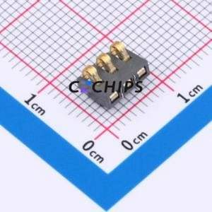 GT-BTP25003-0240A-010A Blade/Spring Contact Battery Connector SMD,P=2.5mm Connector Spring Contact Type 2.5mm 3P Vertical Mount - Product Image 1