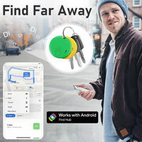 AirTags Find Hub APP (Android) para Rastrear Llaves/Cartera/Equipaje/Mochila, Batería CR2032, Súper Ligeros (1 Unidad)
