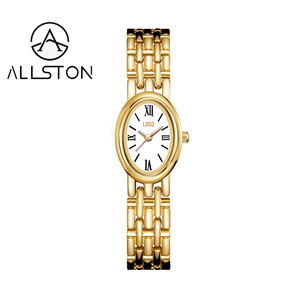 Reloj <span class=keywords><strong>de</strong></span> pulsera personalizado OEM para mujer, deportivo, moderno, minimalista, ovalado, analógico, <span class=keywords><strong>de</strong></span> cristal, resistente al agua, con movimiento <span class=keywords><strong>de</strong></span> cuarzo dorado, <span class=keywords><strong>de</strong></span> lujo, <span class=keywords><strong>de</strong></span> marca. - Product Image 6