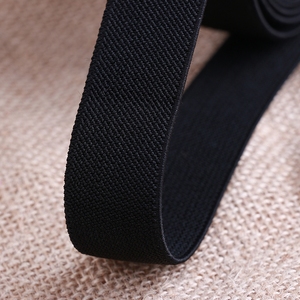 <span class=keywords><strong>Bobine</strong></span> élastique noire 1.6 pouces 4cm de large bande extensible tissée ceinture élastique lourde longueur 3yds - Product Image 5