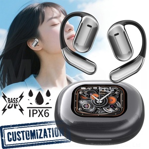 Écouteurs sportifs YYK-Q16 Pro OWS à crochet d'oreille avec écran tactile couleur LCD, suppression du bruit et modes Musique, Jeu, <span class=keywords><strong>Film</strong></span> - Product Image 1