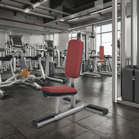 Banc en acier assis QLK pour équipement de musculation professionnel, entraînement multifonctionnel
