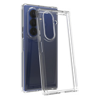 Casing HP Transparan Anti Guncangan Matte PC TPU untuk Samsung Galaxy Z Flip 8 7 6 FE Fold 8 7