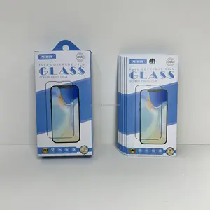 Hot sell tempered glass screen protector packing carton package colorful package for iphone