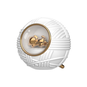 Music <b>Lamp</b> Cat <b>Ball</b> Night Light USB Rechargeable Warm Light For Bedroom Bedside Sleep Baby Feeding Child Soft Glow Eye Care - Product Image 5