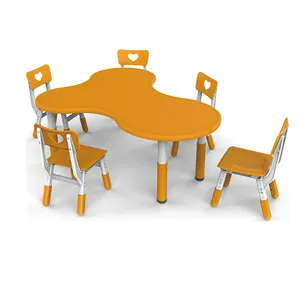 थोक स्कूल फर्नीचर कक्षा मेज और कुर्सी 'बच्चों के फर्नीचर सेट आधुनिक 1 सेट प्राथमिक स्कूल 10-35 के लिए कुर्सियों दिनों
