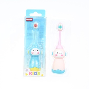 Brosse à dents pour enfants à poils super doux avec manche en forme 3D mignon, fabrication OEM, brosse à dents pour le nettoyage dentaire des enfants - Product Image 1