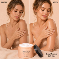 Beurre corporel fouetté naturel et biologique, crème hydratante et éclaircissante pour le corps, réparation des peaux sèches, marque privée OEM ODM