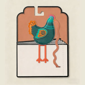 Marcapáginas de Cuero PU con Diseño Único de <span class=keywords><strong>Pollo</strong></span>, Accesorio de Lectura, Perfecto <span class=keywords><strong>para</strong></span> Marcar Páginas en Clubes de Lectura y Bibliotecas - Product Image 1