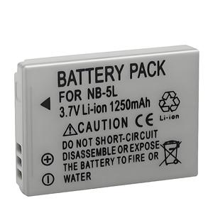 แบตเตอรี่กล้อง NB-5L 1250mAh สำหรับ Canon PowerShot S110 SX200 ได้รับการรับรองมาตรฐาน CE RoHS ขายส่งจำนวนมาก คุณภาพระดับ Tier 1 พลังงานเสถียร - Product Image 2