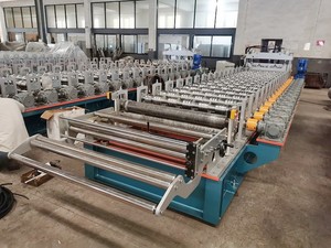 Máquina perfiladora <span class=keywords><strong>de</strong></span> tejas escalonadas <span class=keywords><strong>para</strong></span> techos esmaltados Zhongyuan <span class=keywords><strong>de</strong></span> alta velocidad con caja <span class=keywords><strong>de</strong></span> engranajes <span class=keywords><strong>de</strong></span> 1200 mm, motor <span class=keywords><strong>de</strong></span> 5.5 kW, control PLC y larga vida útil - Product Image 5