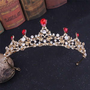 RE3750 คริสตัล Headband แต่งงานเจ้าสาว Diamante เจ้าหญิง Tiara วงมงกุฎเครื่องประดับ Headwear เจ้าหญิง - Product Image 6