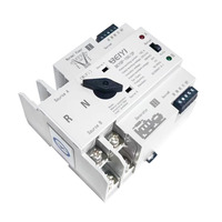 Interrupteur de transfert ATS OEM Din Rai WiFi intelligent à commande à distance 2P AC 220V 100A 50/60Hz pour générateur