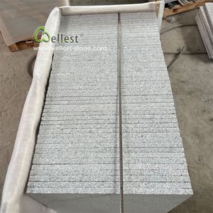 Carreaux de sol en granit bon marché 60x60 Dalles de pavage en granit blanc flammé G603 - Product Image 3