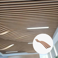 Système de plafond à lamelles en aluminium, panneaux de plafond métalliques linéaires pour la décoration intérieure des centres commerciaux et des hôtels, fabricant