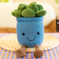 Vente chaude Champignon Fleur Série Réaliste Plante Succulente Jouet Poupées avec Jambes Creative Fleur En Peluche Animaux En Peluche Jouets