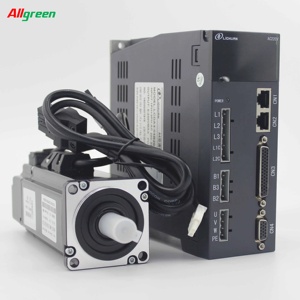 Servomotor Allgreen de 400W con Freno 60ST-M01330, Kit de Controlador de Servomotor, Sistema de Servomotores CNC con Frenado para Eje Z, AC220V, 1.27Nm, 3000rpm - Product Image 1