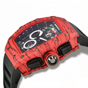 Quartz Date Water Resistant Silicone Strap Watch 42mm Dial Alloy Case Sporty Business Style - Product Image 3