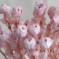 Vente en gros de roses séchées multi-têtes préservées, directement de l'usine du Yunnan - Bouquet cadeau pour la Saint-Valentin et Thanksgiving
