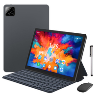 Tablette Android 13 10 pouces avec 16 Go de RAM, 256 Go de ROM, double carte SIM, étui de protection de qualité, tablette éducative