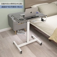 Table debout ordinateur portable bureau Table paresseux ménage pliant Simple et Mobile Table d'ordinateur portable pour lit pliable