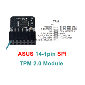 Módulo de Seguridad de Encriptación TPM 2.0 para Placas Base <span class=keywords><strong>MSI</strong></span>/GIGABYTE/ASROCK/ASUS/x99, Módulo TPM 2.0 SPI/LPC de 12/14/18/20 Pines para PC - Product Image 6