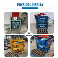Béton de ciment creux automatique mobile pavage portable petit mini bloc générateur diesel manuel machines de fabrication de briques