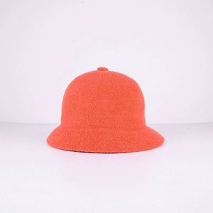 Sombreros de Pescador de Lana Unisex de Moda al por Mayor, Sombrero de Pescador Suave de Felpa, Sombrero de Cubo con Logotipo Bordado Personalizado para Adultos, Cuatro Estaciones - Product Image 6