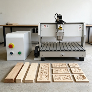 3040 <strong>Mini</strong> CNC Wood <strong>Router</strong> 57 Stepper Motor Small Engraving Cutting Machine - Product Image 3