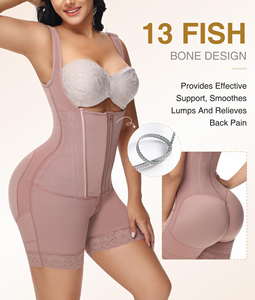 Shapewear colombien post-chirurgie, contrôle du ventre, grande taille, body shaper pour femmes - Product Image 3