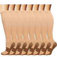 Palo — chaussettes de Compression en Fiber de cuivre pour hommes et femmes, excellente Circulation 15-20mmhg, pour la course, le cyclisme, l'athlétisme