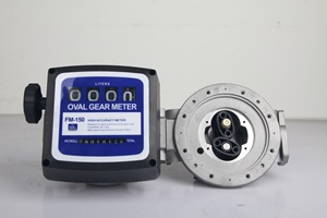高精度4桁機械式ディーゼル燃料流量計カウンター、産業用FM-150 - Product Image 3